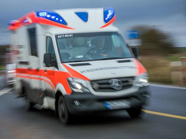 Ein Rettungswagen mit Blaulicht. Foto: Jens Büttner/Archiv