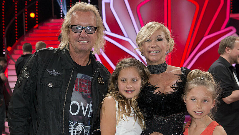 Familie Geiss beim Fototermin nach dem Viertelfinale von RTL "Let's Dance" in den Kölner MMC Stuidos im Mai 2014 Familie Geiss beim Fototermin nach dem Viertelfinale von RTL "Let's Dance" in den Kölner MMC Stuidos im Mai 2014