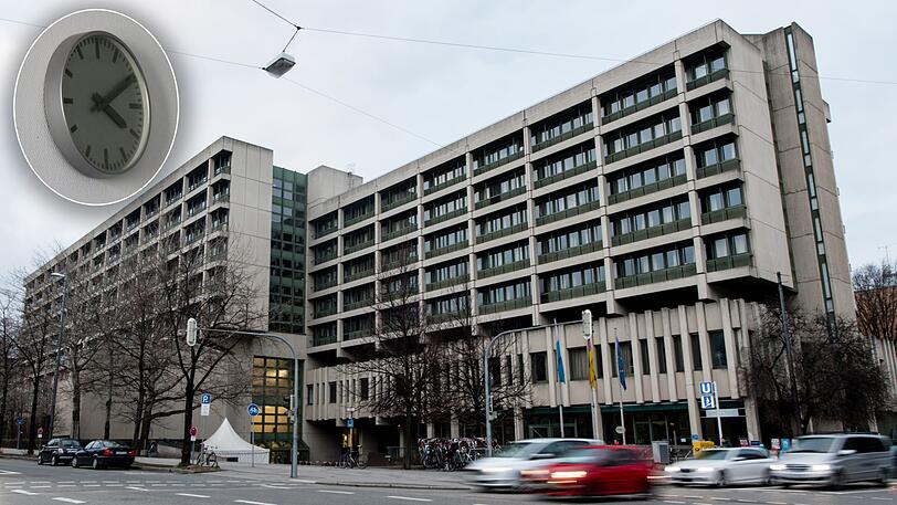 Im Strafjustizzentrum bleiben am Montag die Lichter aus - auch die Uhren gingen aus.