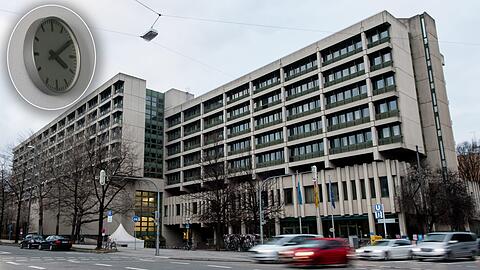Im Strafjustizzentrum bleiben am Montag die Lichter aus - auch die Uhren gingen aus.