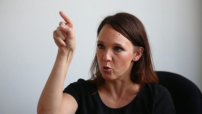 Kundgebung zum Dank an die Frauen: Carolin Kebekus. Kundgebung zum Dank an die Frauen: Carolin Kebekus.