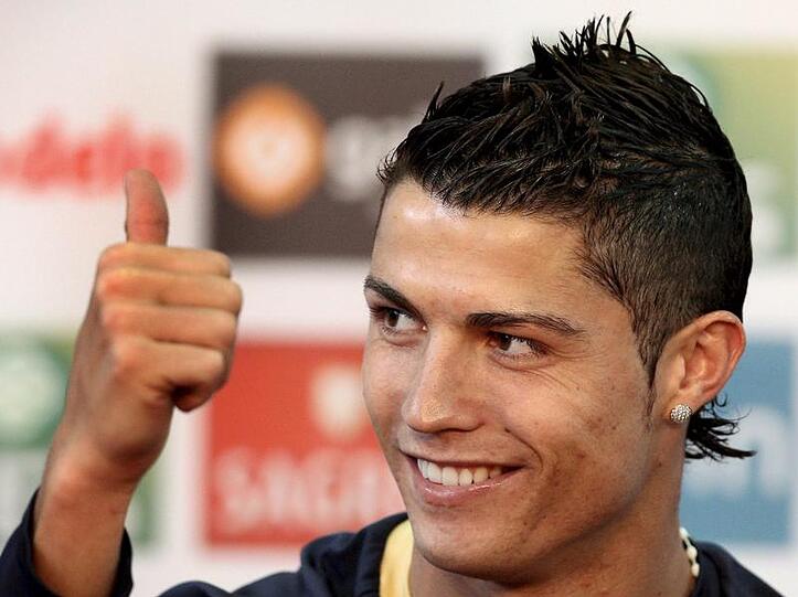 Fußballer des Jahres 2008: Cristiano Ronaldo aus Portugal.