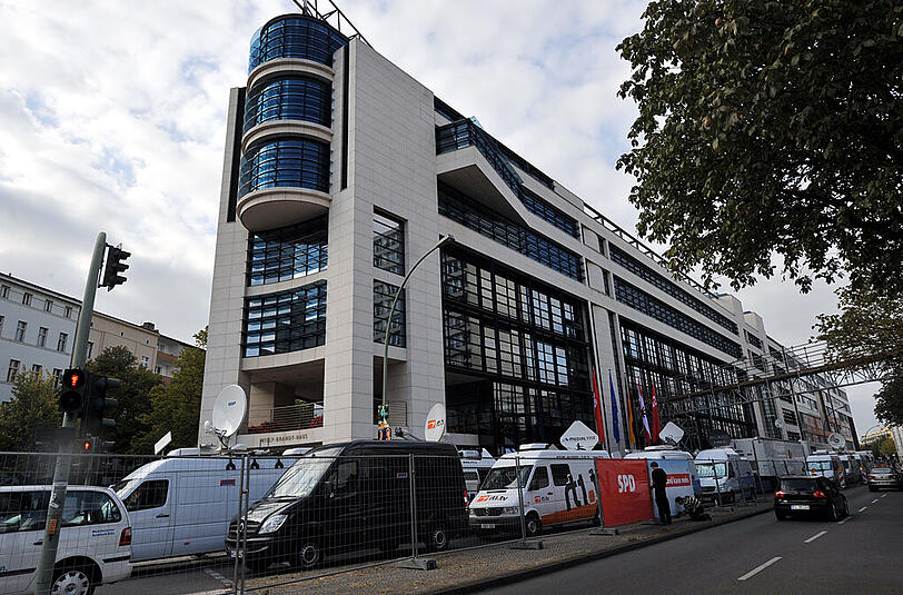 Das Willy-Brandt-Haus in Berlin, Sitz der Bundes-SPD.