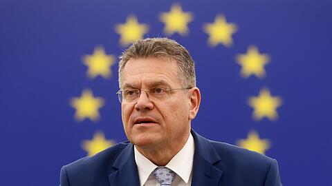 Sefcovic warnt vor weiteren US-Zöllen.  (Archivbild)