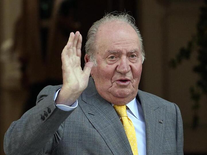 Juan Carlos, ehemaliger König von Spanien, 2018 in Chile.