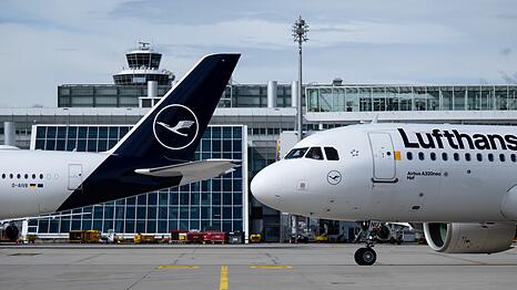 Lufthansa-Maschinen am M&uuml;nchner Flughafen. (Symbolbild)