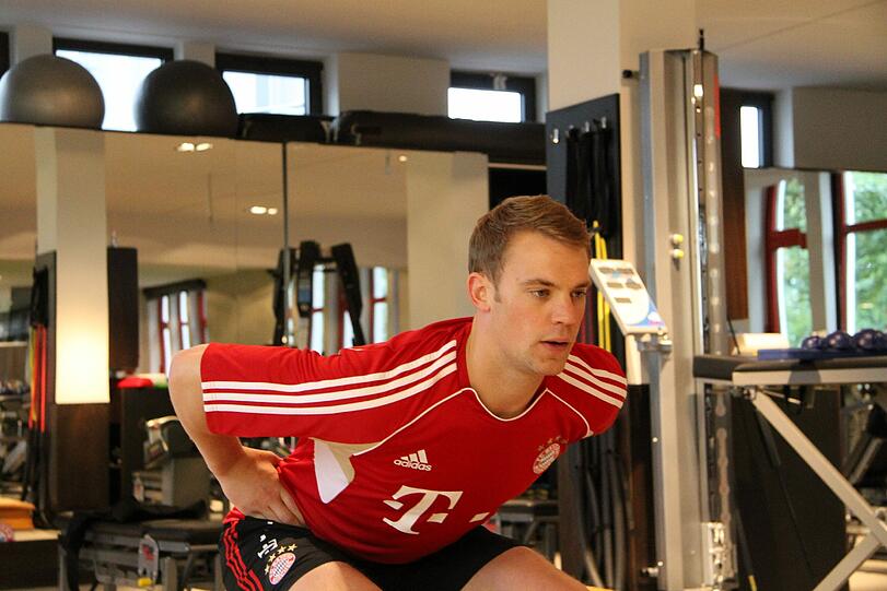 Die Bayern-Spieler im Leistungstest. Die Bilder.