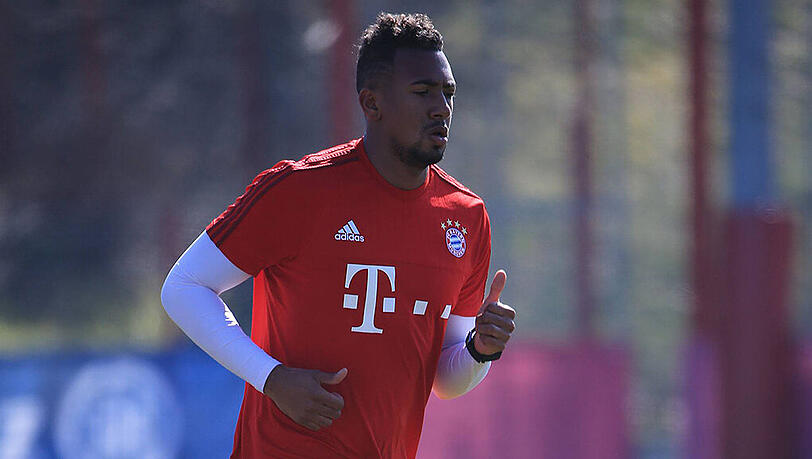 Im Lauftraining: Jérôme Boateng. Im Lauftraining: Jérôme Boateng.