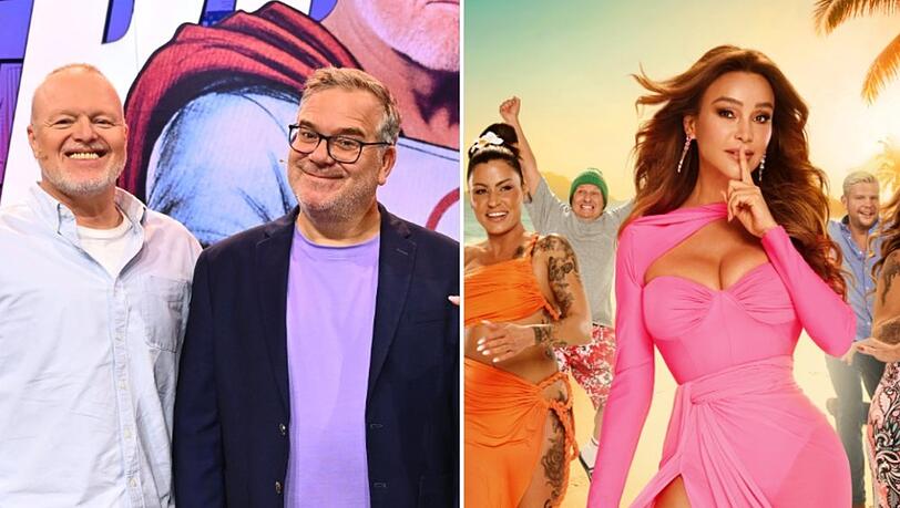 Stefan Raab und Elton waren 2025 mit "Die Unzerquizzbaren" auf Sendung, Verona Pooth präsentierte "Die Villa der Versuchung".