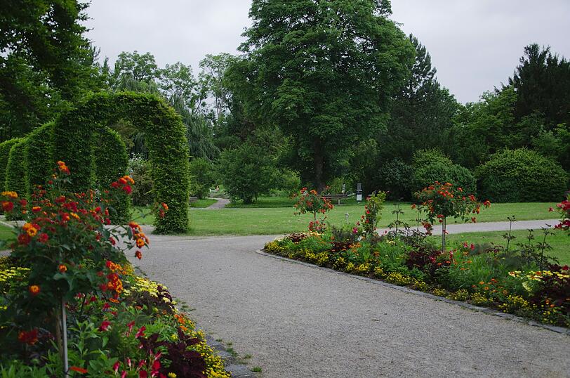 Der Rosengarten - einer der Münchner Lieblingsorte im Viertel.