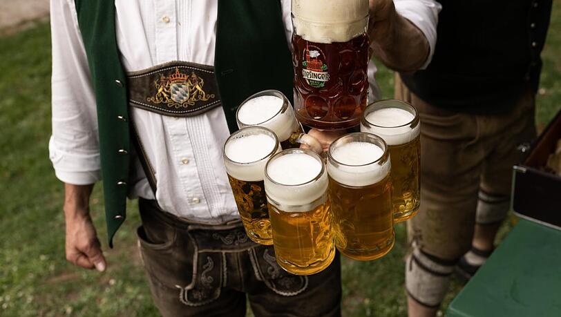 No a Maß? Giesinger gibt’s jetzt auch im Biergarten.