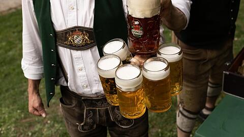 No a Maß? Giesinger gibt’s jetzt auch im Biergarten.