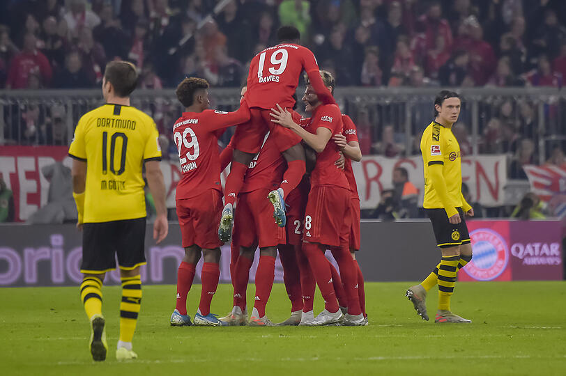 Im November 2019 gibt es eine böse 0:4-Klatsche für die Dortmunder in München.