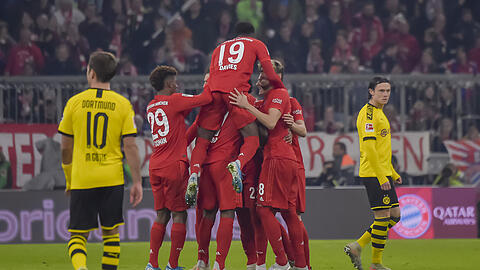 Im November 2019 gibt es eine böse 0:4-Klatsche für die Dortmunder in München.