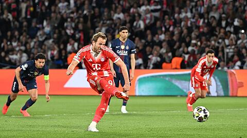 Elfmeter versenkt: Es war das 13. Tor von Harry Kane in dieser Champions-League-Saison.