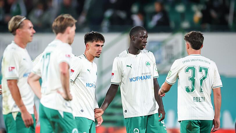 Entt&auml;uschung in F&uuml;rth: Wieder hat es nicht f&uuml;r den Heimsieg gereicht.