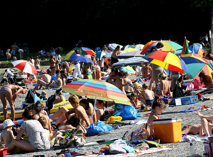 Badefreude am See