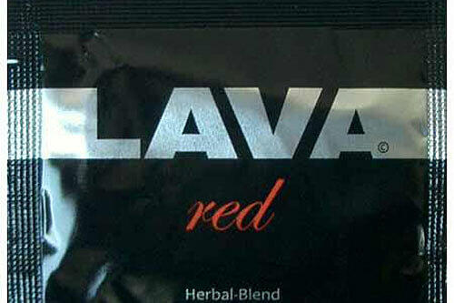 Zweckentfremdetes Räucherwerk: Ein Päckchen Lava Red.