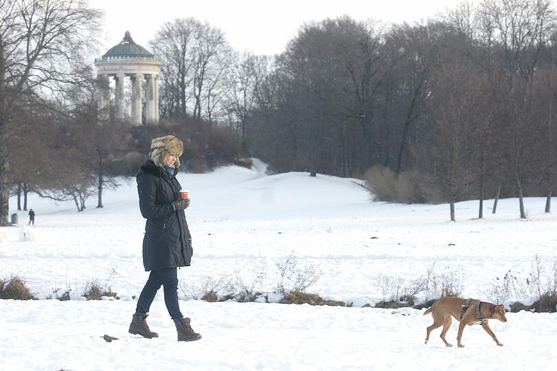So schön ist die Landeshauptstadt im Winter.