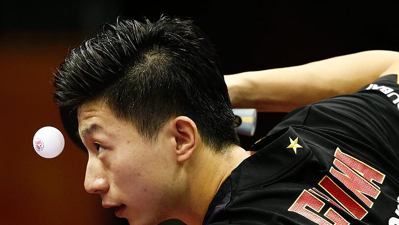 Chnias Tischtennis-Weltmeister Ma Long. Chnias Tischtennis-Weltmeister Ma Long.