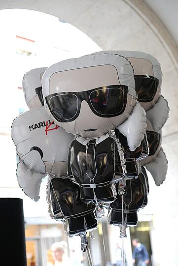 So schaut's aus im neuen Lagerfeld Store in der Maffeistraße.