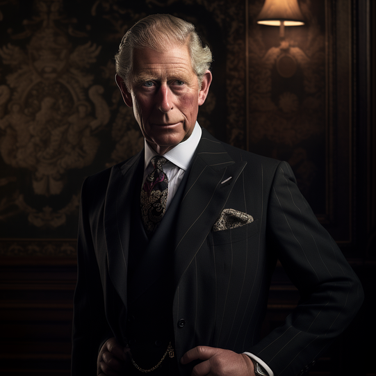 Prinz William mithilfe der Künstlichen Intelligenz auf 80 Jahre gealtert.