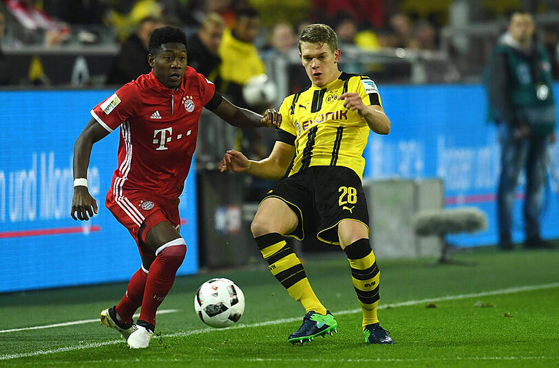 David Alaba: Note 4. Ging weite Wege, mit Zug über die linke Seite nach vorne. Scharfe Hereingaben. In der Defensive Probleme, der BVB kam stark über seine Seite. Das Zusammenspiel mit Ribéry funktionierte noch nicht so wie in besten Tagen.