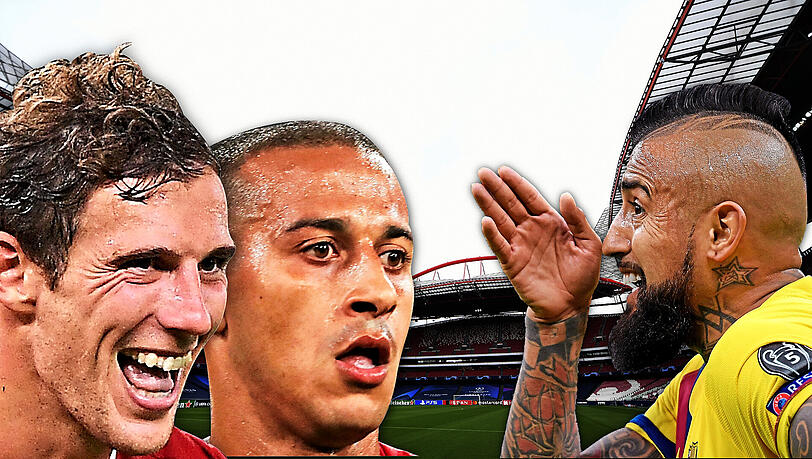 Der FC Barcelona hat großen Respekt vor der Offensivkraft der Bayern, bei dem Thiago und Goretzka (links) prächtig harmonieren. Die Spanier werden wohl mit Ex-Bayer Vidal defensiver agieren. Der FC Barcelona hat großen Respekt vor der Offensivkraft der Bayern, bei dem Thiago und Goretzka (links) prächtig harmonieren. Die Spanier werden wohl mit Ex-Bayer Vidal defensiver agieren.