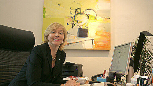 Hier arbeitet Ministerin Beate Merk Hier arbeitet Ministerin Beate Merk