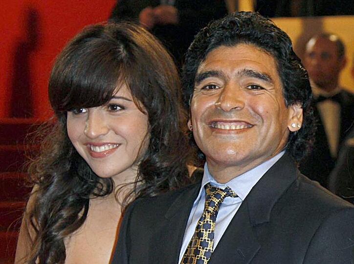 Tochter Giannina machte Diego Armando Maradona zum Opa.Giannina machte Diego Armando Maradona zum Opa.