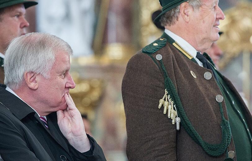 Der bayerische Ministerpräsident Horst Seehofer (CSU) bei der Gedenkveranstaltung für Franz Josef Strauß.