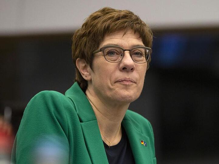 CDU-Chefin Kramp-Karrenbauer hatte vor einer Woche eine Sicherheitszone in Nordsyrien vorgeschlagen.