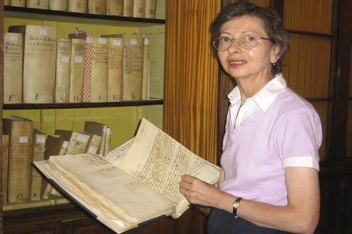 Christine Grafinger im Vatikan