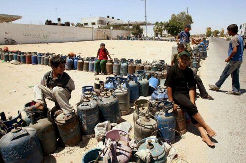Auch diese Palästinenser in Rafah hoffen auf eine weitere Lockerung der Blockade