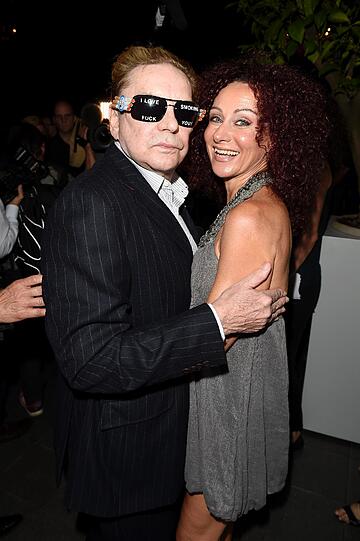 Helmut Berger und Mausi Lugner.