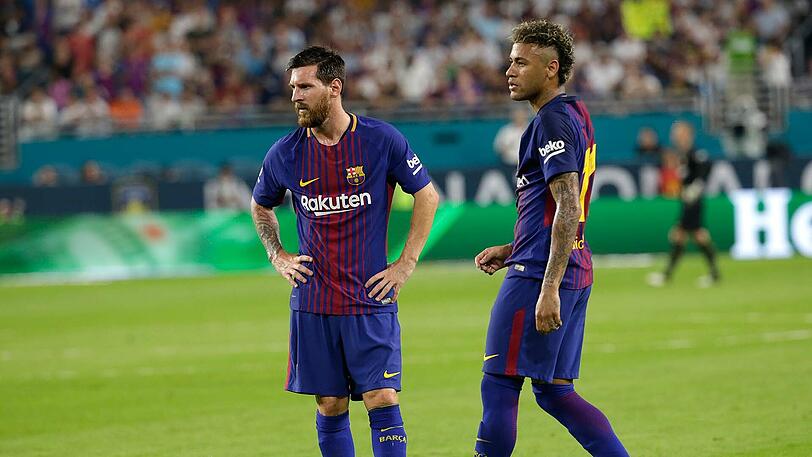 Die entscheidenden Akteure beim FC Barcelona: Lionel Messi (l.) und Neymar.