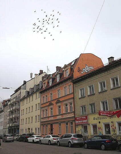 Baustellen und Kunst am Bau: Im Westend gibt es viel zu entdecken.