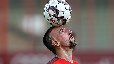 Bayern-Legende Franck Ribéry trainierte zuletzt mit Ex-Teamkollege Jérôme Boateng an der Säbener Straße.