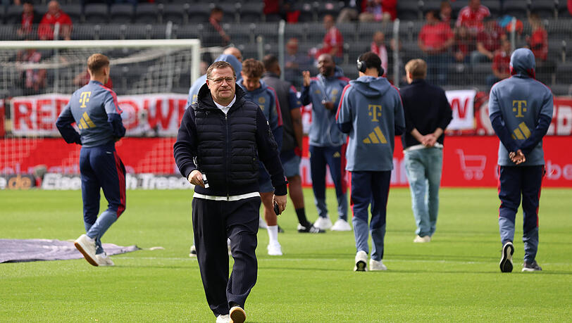 Sieht Verbesserungspotenzial beim FC Bayern: Sportvorstand Max Eberl. Sieht Verbesserungspotenzial beim FC Bayern: Sportvorstand Max Eberl.