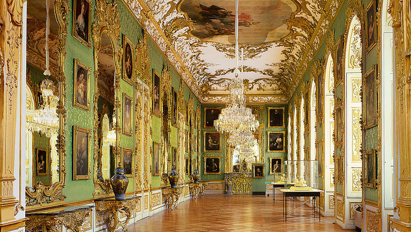 Die Grüne Galerie in der Residenz.