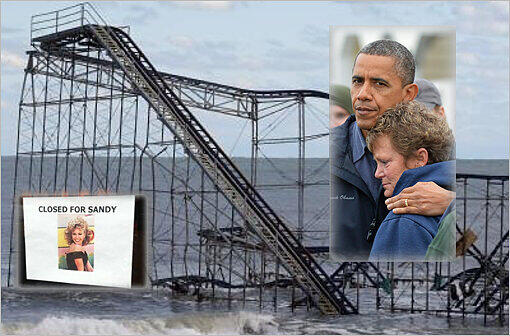 Sandy hinterlässt eine Spur der Verwüstung. Wie weit diese geht, zeigen die aktuellen Bilder aus Amerika.