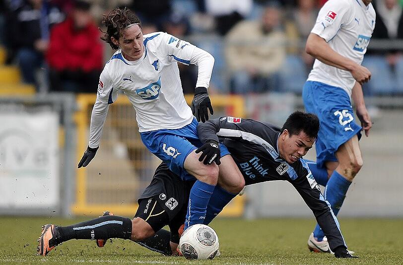 Im Januar 2014 gab's ein Testspiel der TSG Hoffenheim gegen die Löwen und Bobby Wood - Sechzig verlor 0:3.