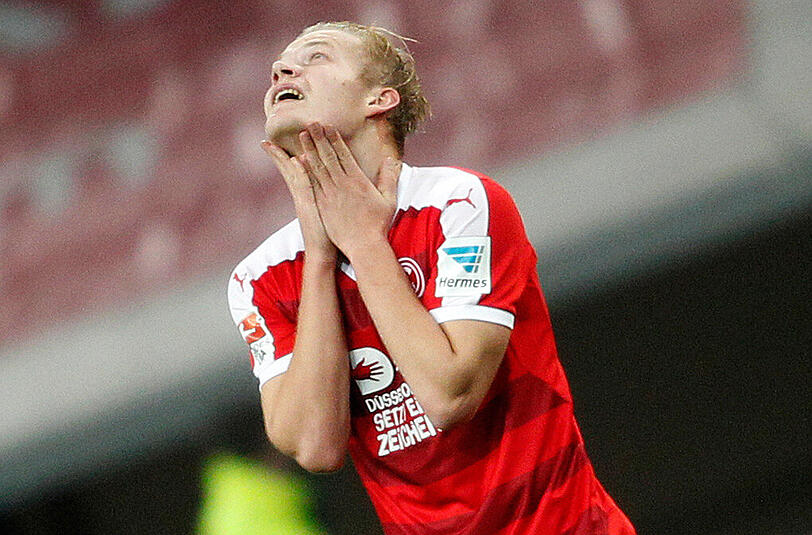 Der Finne Joel Pohjanpalo ist seit der vergangenen Saison für zwei Jahre von Bayer Leverkusen an den Zweitligisten Fortuna Düsseldorf ausgeliehen.