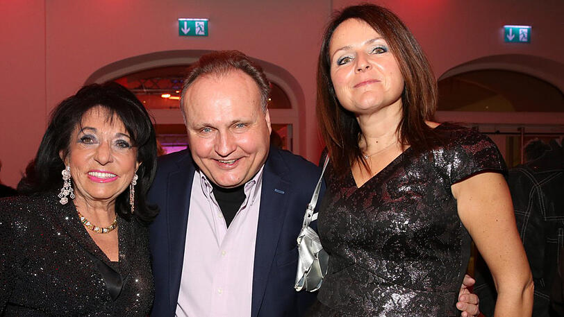 Regine Sixt mit AZ-Verleger Martin Balle und seiner Karin.