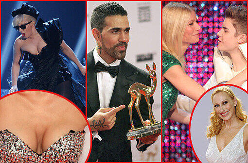 Ein schräger Auftritt von Lady Gaga, Eklat um Bushido und viele atemberaubende Abendroben: Die besten Bilder von der Bambi-Verleihung 2011
