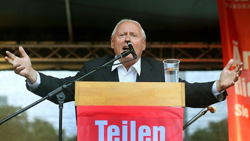 Lieber raus aus dem Euro: Oskar Lafontaines Rat für Euro-Schuldenstaaten Lieber raus aus dem Euro: Oskar Lafontaines Rat für Euro-Schuldenstaaten