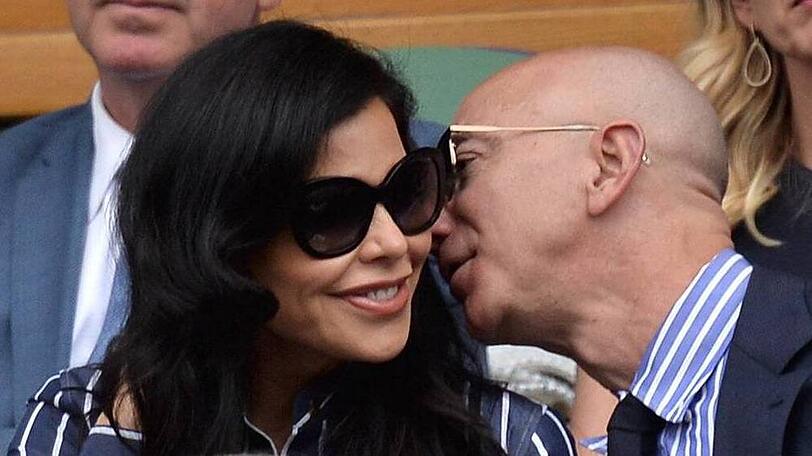 Lauren Sanchez und Jeff Bezos sind zu Gast auf der Mega-Jacht von David Geffen
