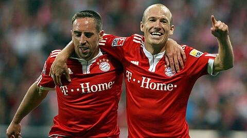 Franck Ribéry und Arjen Robben prägten die vergangene Dekade beim FC Bayern.