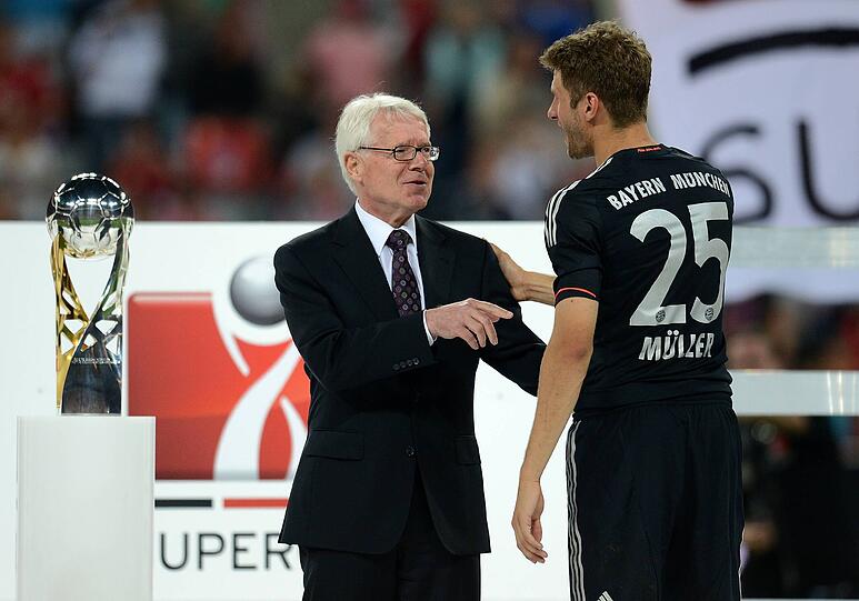Thomas Müller nach dem Sieg im DFL-Supercup 2012.