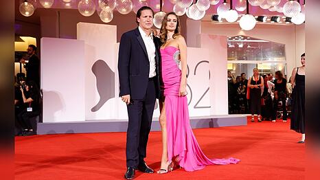 Vito Schnabel und Ehefrau Helena Althof bei den Filmfestspielen in Venedig.